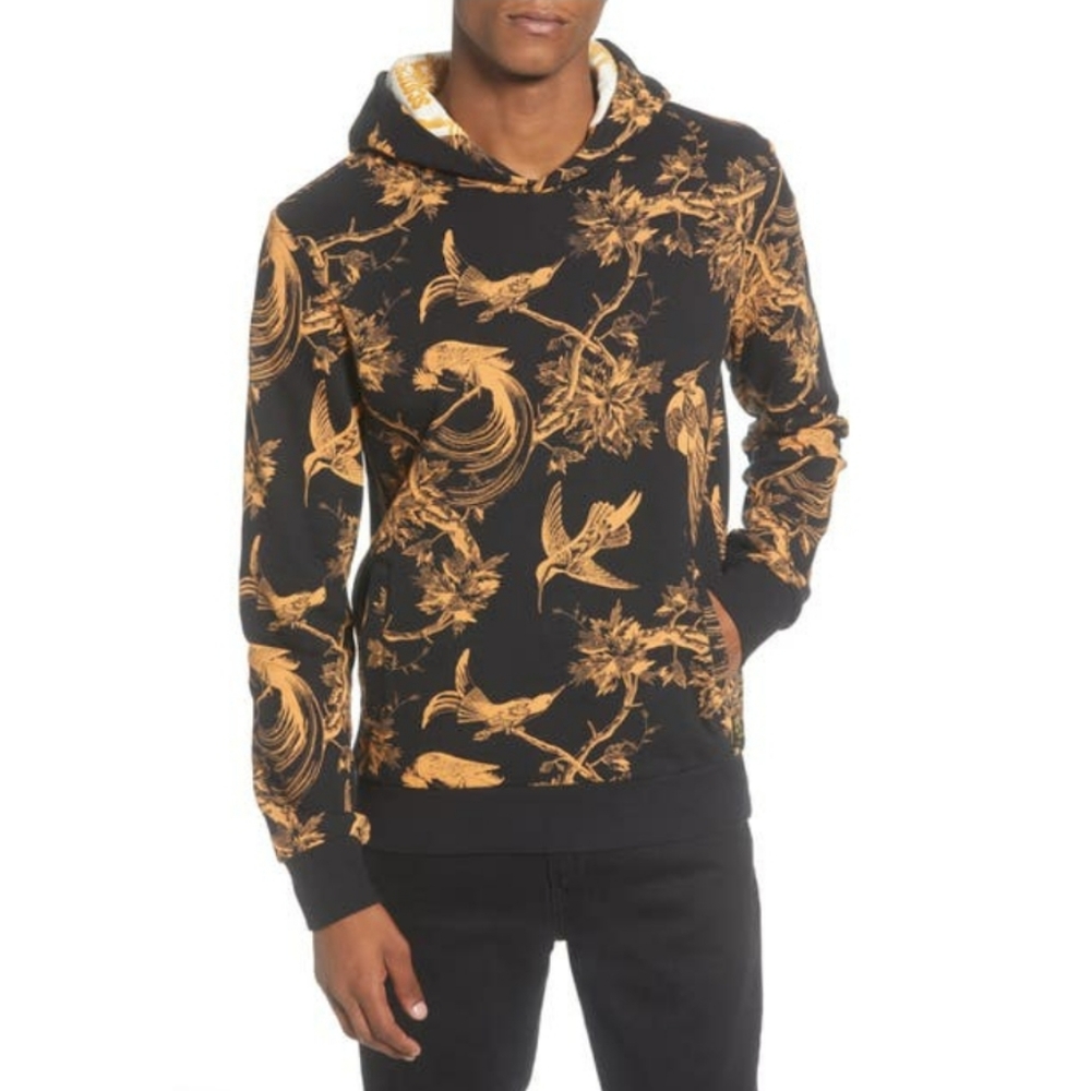 Scotch & Soda Toile De Jouy Hooded Sweatshirt XL